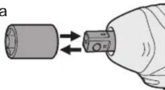 PANASONIC EY7271 - Montering/demontering av hylsa (EY7271) - 1