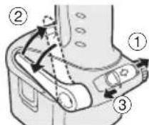 PANASONIC EY7271 - To Set the Belt Hook Angle Position - 1