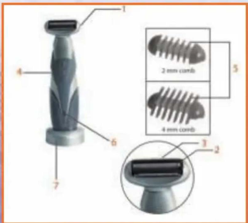 LANAFORM Body Hair Clipper - Apparatens delar - 1