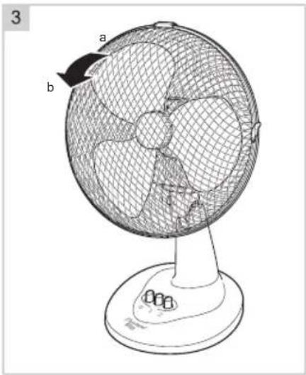 BESTRON DDF45Z - OPERATION - Assembling the fan - 2