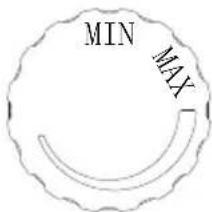 KORONA 46112 - Molette de contrôle de la température/thermostat : -MIN - 1