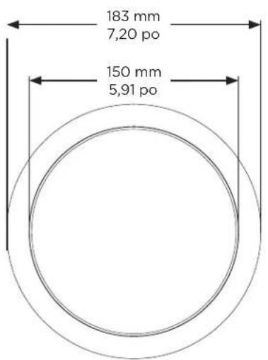 BOSE FreeSpace FS2C - Dimensions du produit - 1