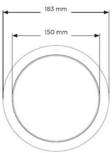 BOSE FreeSpace FS2C - Afmetingen van het product - 1