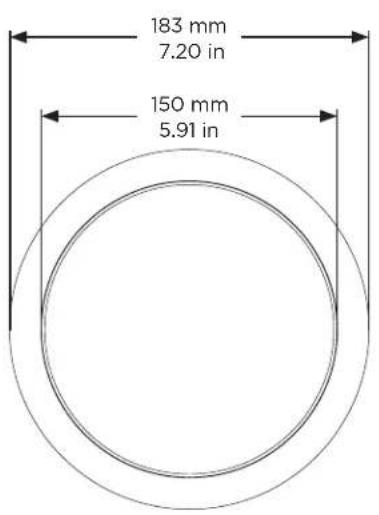 BOSE FreeSpace FS2C - Product Dimensions - 1