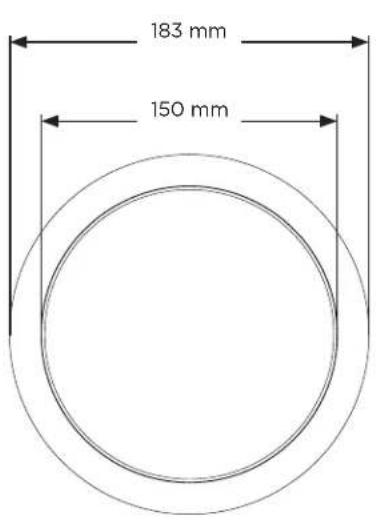 BOSE FreeSpace FS2C - 製品寸法 - 1