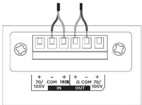 BOSE FreeSpace FS2C - Schematy połaczenia - 2