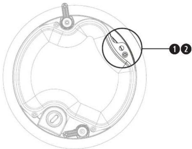 BOSE FreeSpace FS2C - Using a Safety Cable - 1
