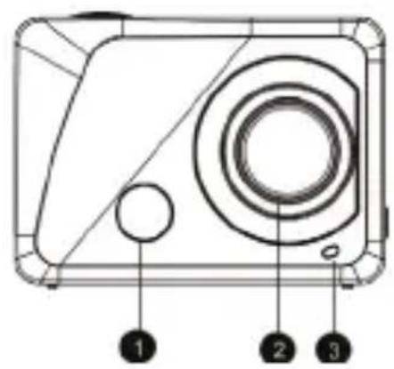 LENCO Sportcam500 - Erscheinungsbild und Tasten - 1