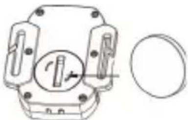 LENCO Sportcam500 - III.Cambiodelabateríadelcontrolremoto - 1