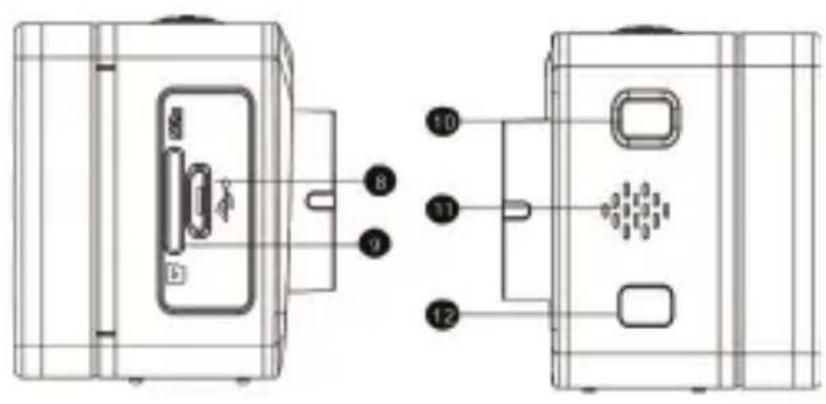 LENCO Sportcam500 - Appearance & Buttons - 3