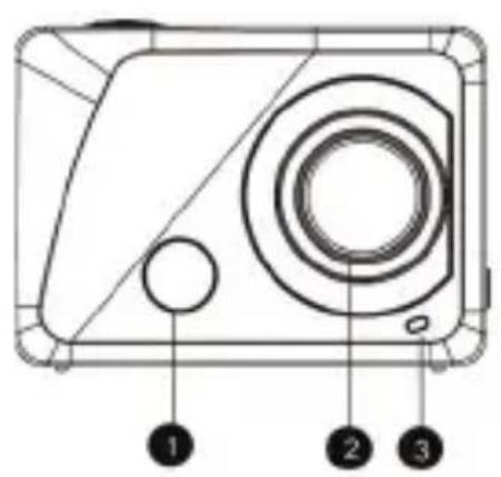 LENCO Sportcam500 - Présentation de l'aspect et des commandes - 1