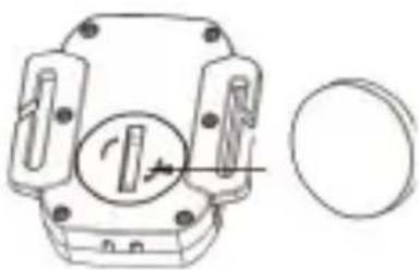 LENCO Sportcam500 - Remplacementdelapiledelatélécommande - 1