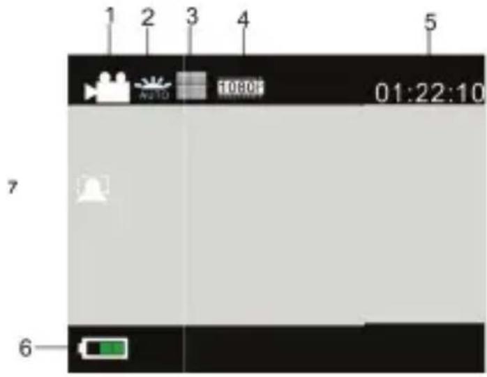 LENCO Sportcam500 - VideoRecordingDisplayScreen - 1