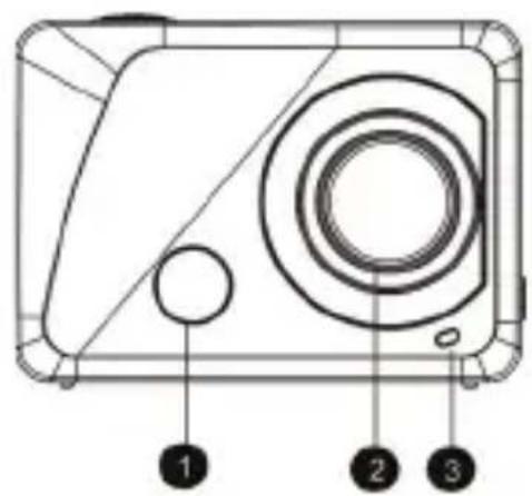 LENCO Sportcam500 - Uiterlijk & toetsen - 1