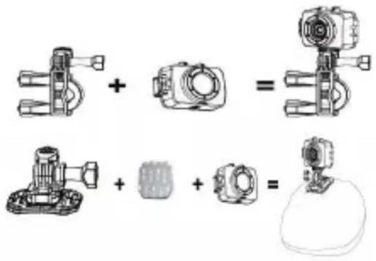 LENCO Sportcam500 - IX.HowtousetheBikemount/water proofshellaccessories. - 1