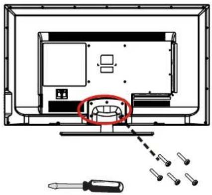 Proscan PLDED5066A - MONTER / DEMONTER LE STAND DE BASE - 1