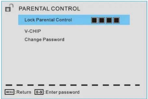 Proscan PLDED5066A - Contrôle parental - 1