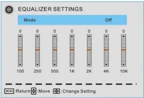 Proscan PLDED5066A - Equalizer Settings - 1