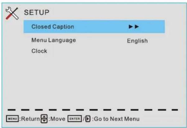 Proscan PLDED5066A - Setup Menu - 1
