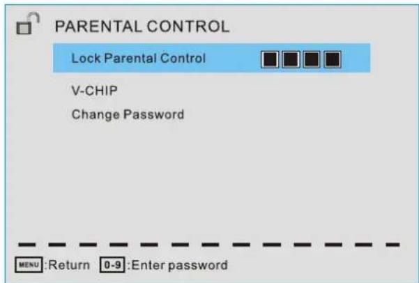 Proscan PLDED5066A - Parental Control - 1