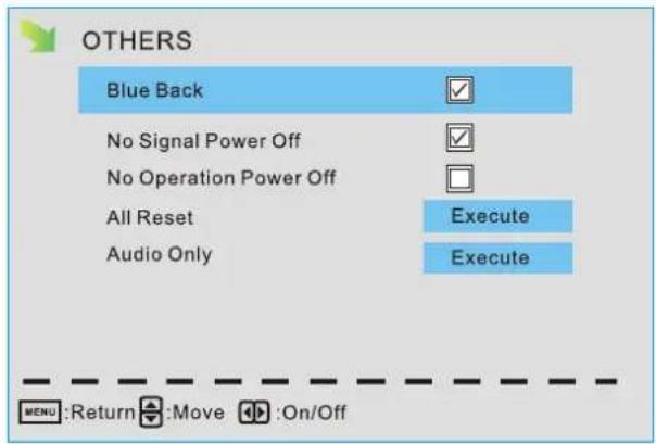 Proscan PLDED5066A - Ohters Menu - 1