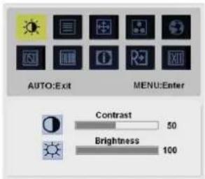 ACER AL2021 - OSD Menu - 1