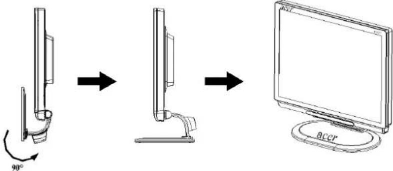 ACER AL2021 - Assembling the Monitor - 1