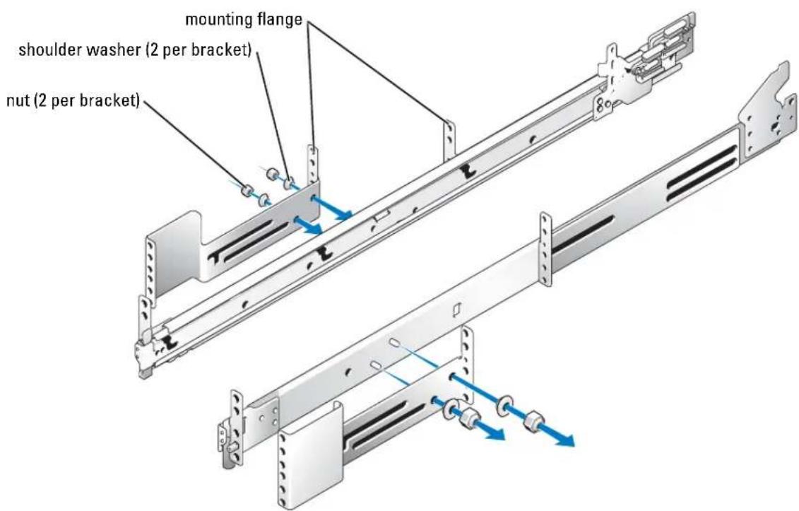 DELL PowerEdge 2850 - Center-Mount Installation - 1