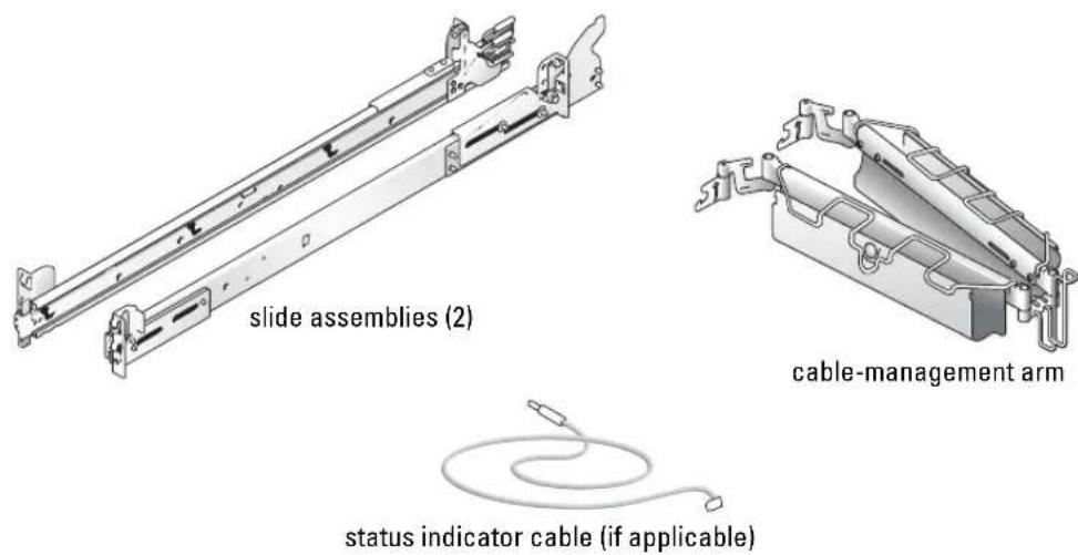 DELL PowerEdge 2850 - RapidRails Rack Kit Contents - 1