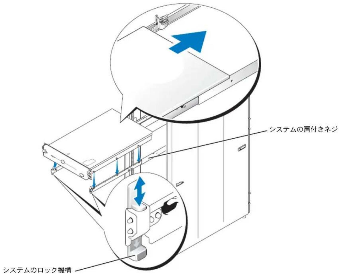 DELL PowerEdge 2850 - VersaRails スライドアSENリの取り付け - 1