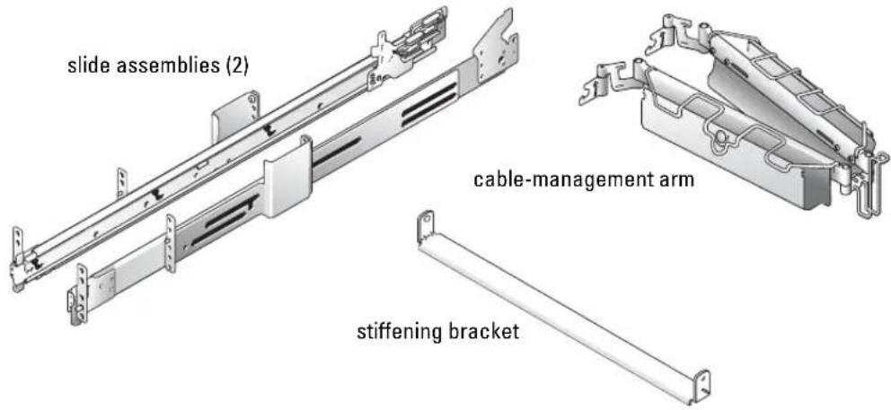 DELL PowerEdge 2850 - Rack Kit Contents - 1