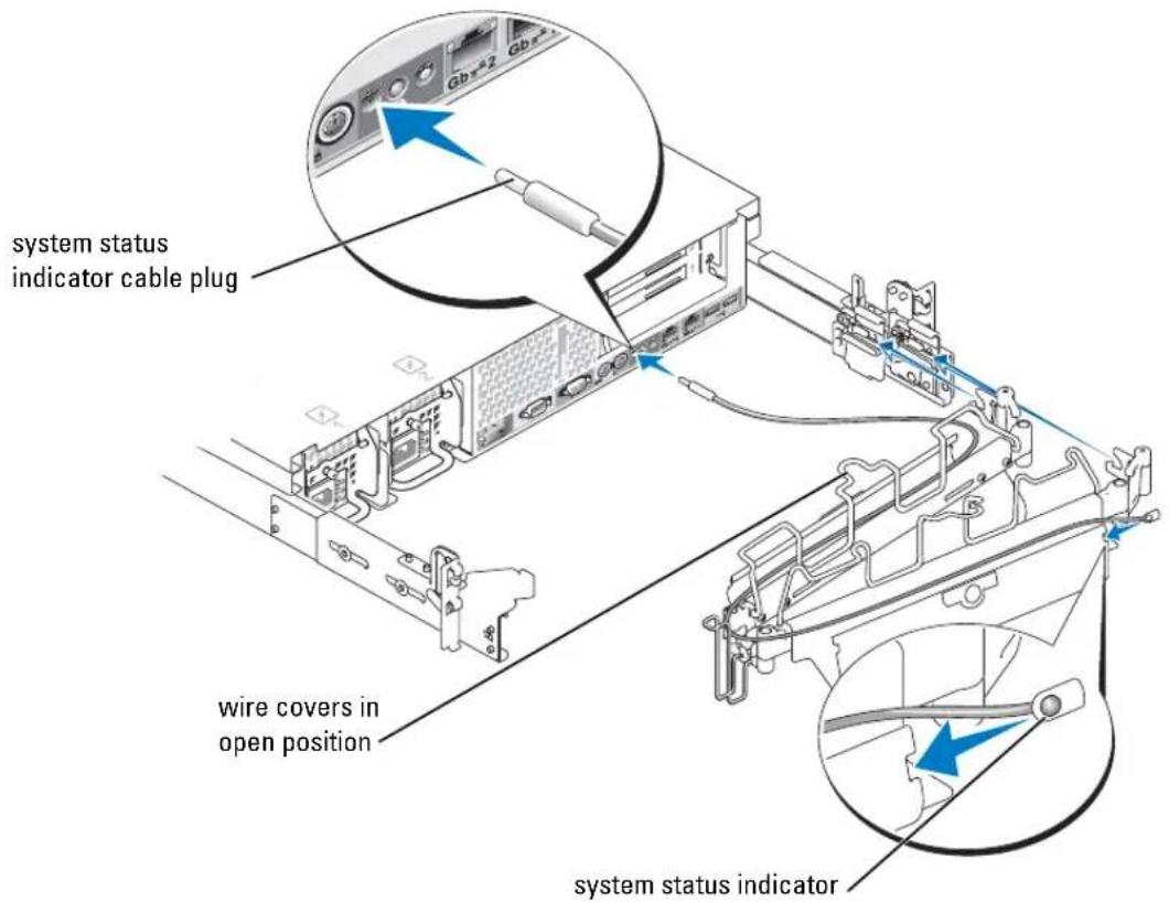DELL PowerEdge 2850 - Installing the Cable-Management Arm - 2