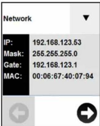Tripp Lite PDU3XEVSR6G63B - Faire défilier les options de l'écran tactile ACL - 1
