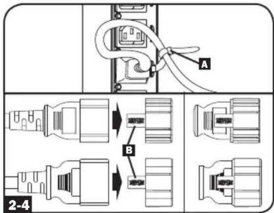Tripp Lite PDU3XEVSR6G63B - Optional Cord Retention Procedure - 2