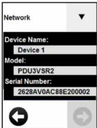 Tripp Lite PDU3XEVSR6G63B - Faire défilier les options de l'écran tactile ACL - 2