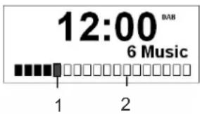 DUAL DAB43 - Visualizzazione delle informazioni - 1