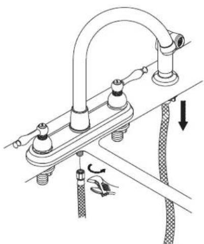 Danze D404457 - Faucet Installation Procedures/Instalacion del Grifo/Procedures d'installation du robinet - 7