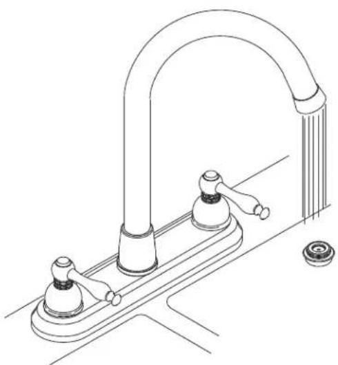 Danze D404457 - Faucet Installation Procedures/Instalacion del Grifo/Procedures d'installation du robinet - 10