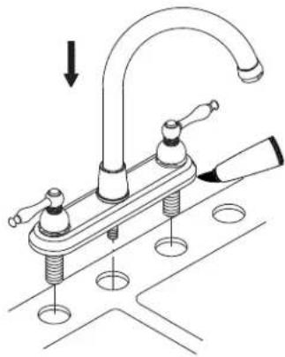 Danze D404457 - Faucet Installation Procedures/Instalacion del Grifo/Procedures d'installation du robinet - 2