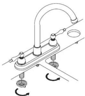 Danze D404457 - Faucet Installation Procedures/Instalacion del Grifo/Procedures d'installation du robinet - 3