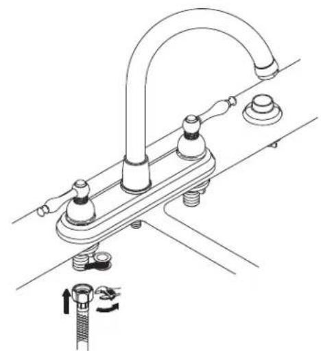 Danze D404457 - Faucet Installation Procedures/Instalacion del Grifo/Procedures d'installation du robinet - 8