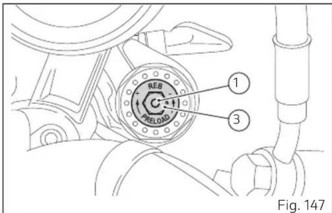 DUCATI 1100 Dark PRO (2021) - Réglage de la fourche avant (SCRAMBLER 1100 SPORT PRO) - 1