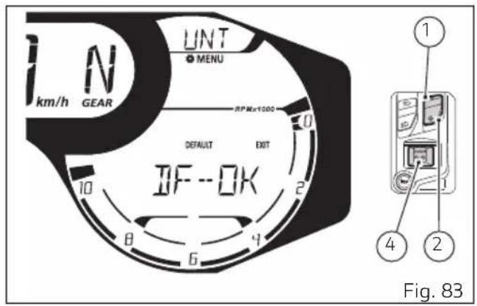 DUCATI 1100 Dark PRO (2021) - Configuration unités de mesure (UNT) - 7