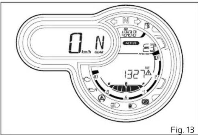 DUCATI 1100 Dark PRO (2021) - Affichage des paramètres - 1