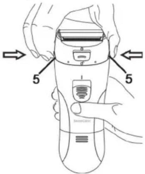 SILVERCREST SLSN 3 B2 - Remplacement de la tete de rasage - 1