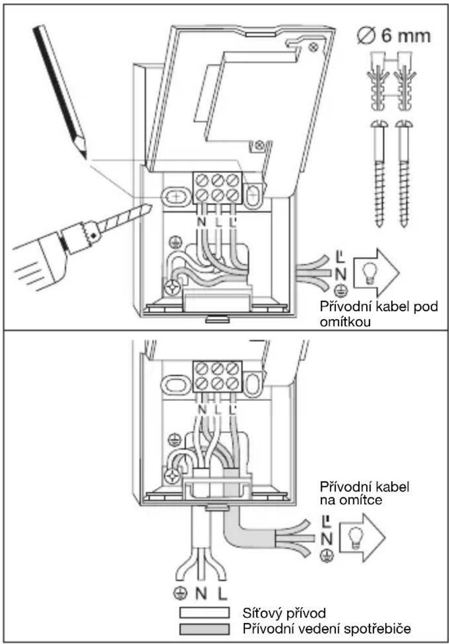 STEINEL IS 180 - Instalace / montáž na stěnu - 1