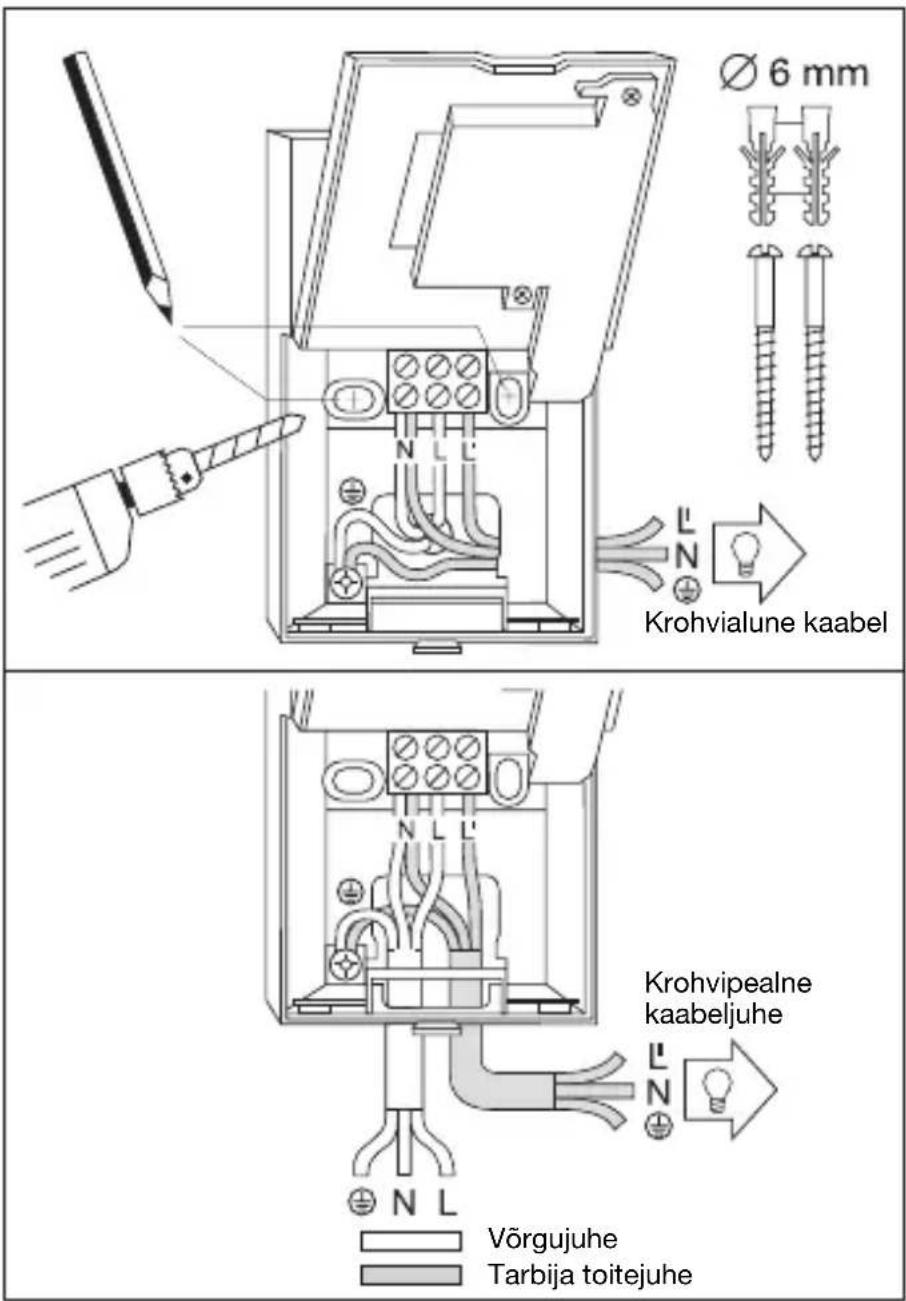 STEINEL IS 180 - Installatsioon / seinamontaaž - 1