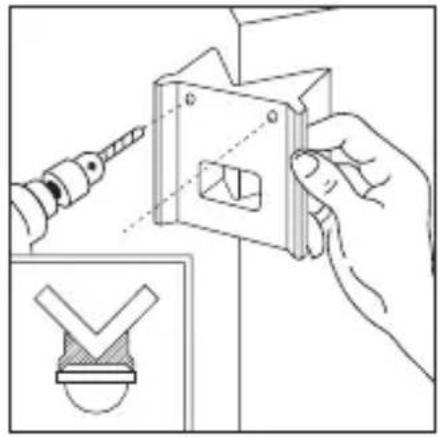 STEINEL IS 180 - Installation using corner wall mount - 2