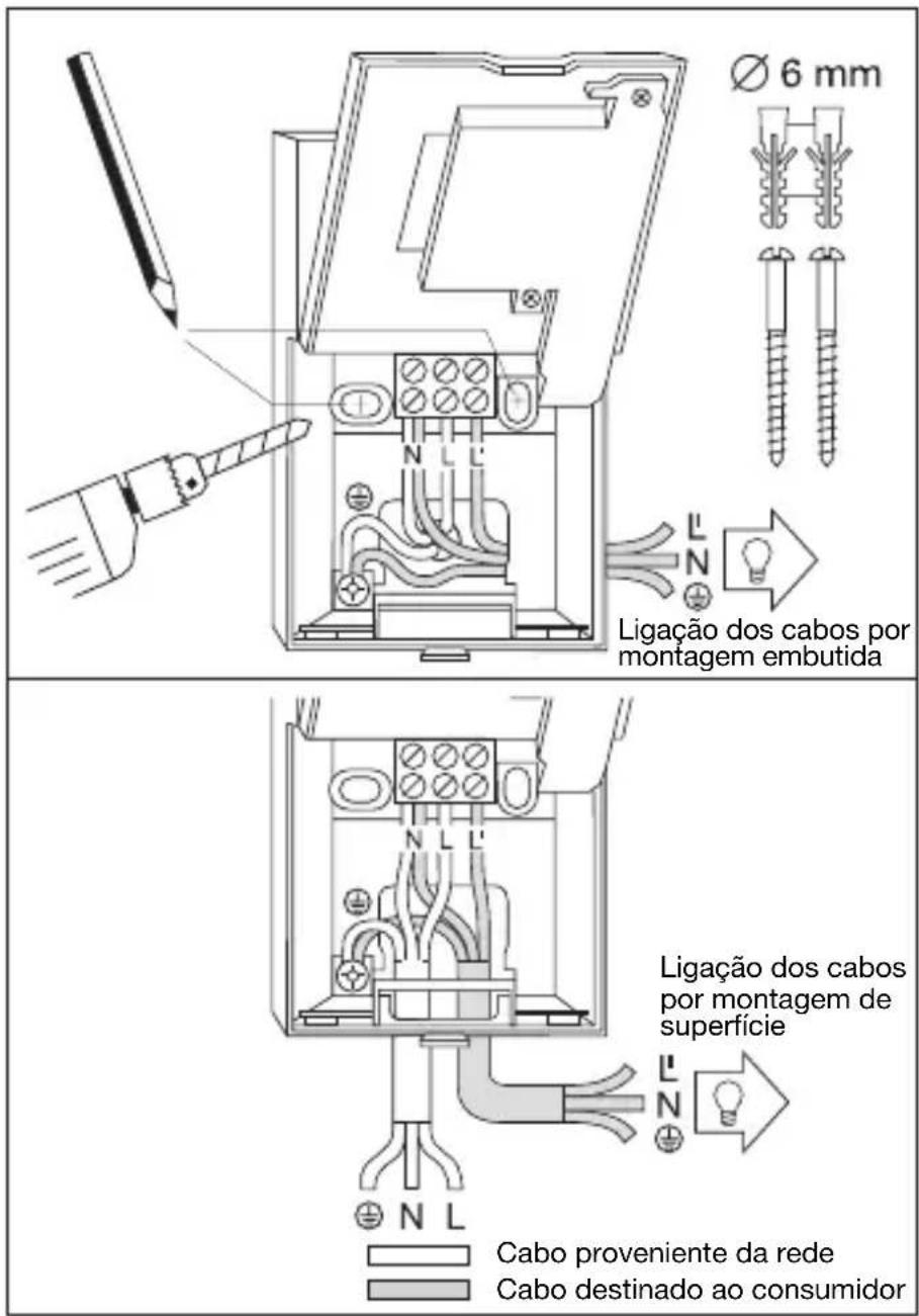 STEINEL IS 180 - Instalação / Montagem na parede - 1