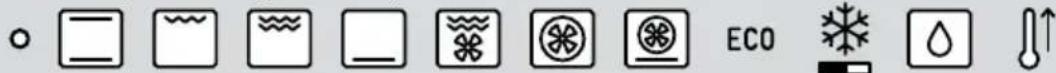 TEKA HCB 6535 SS - Function selector symbols - 3